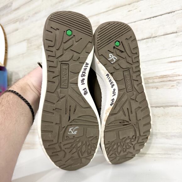 Timberland Shoes Women Size 7.5 Kiri Up Metallic Mesh Oxford Sneakers Gorpcore - Picture 5 of 8